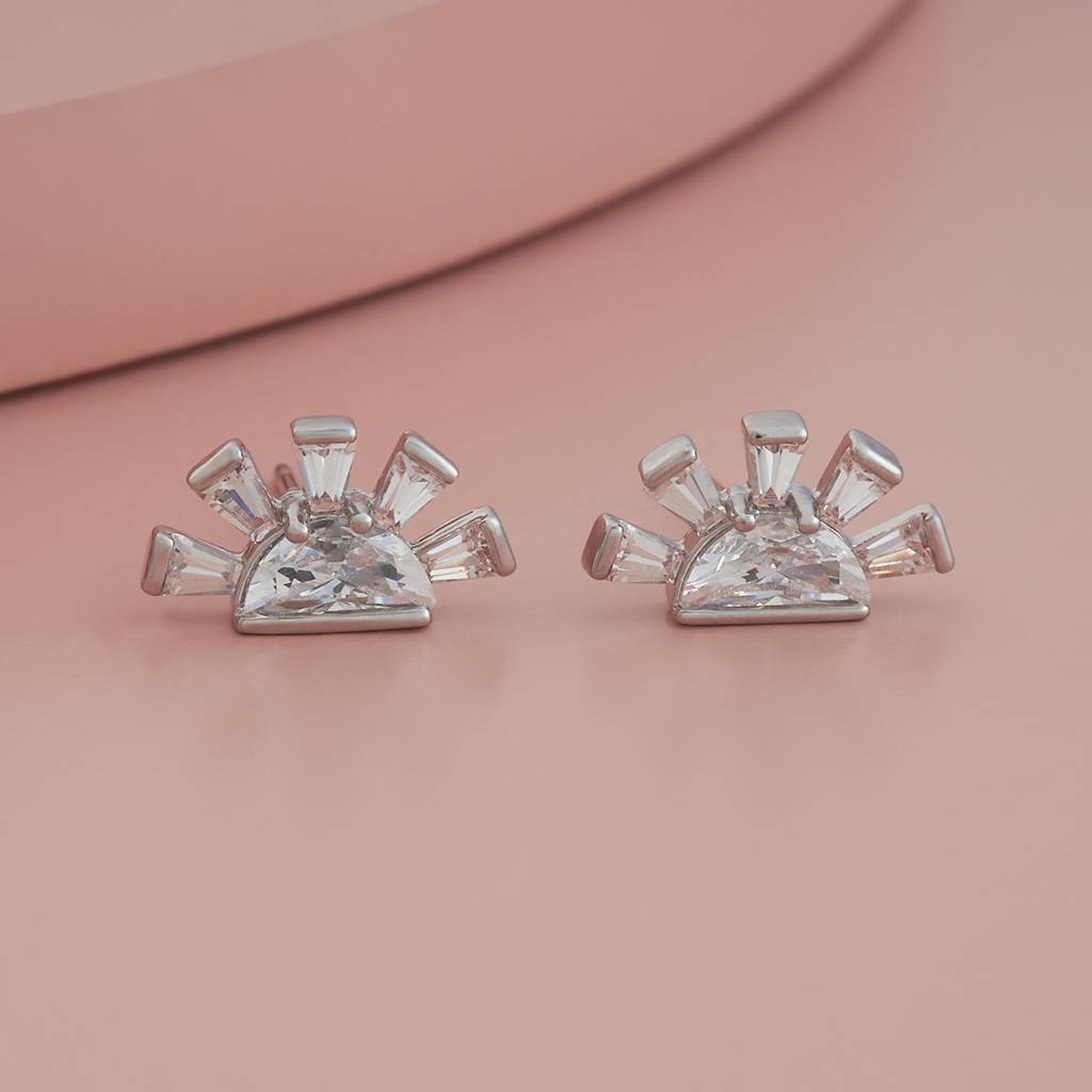 Kushal'S Fashion Jewellery  Plated Party Trendy Zircon Studs-184192 : 439654
