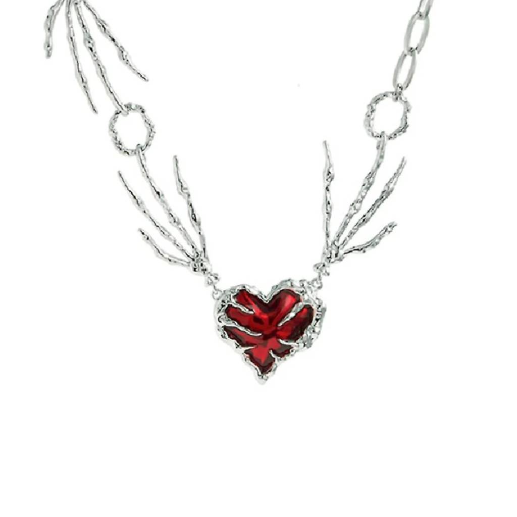 Forbidden Love Necklace : NS14233-S-RED