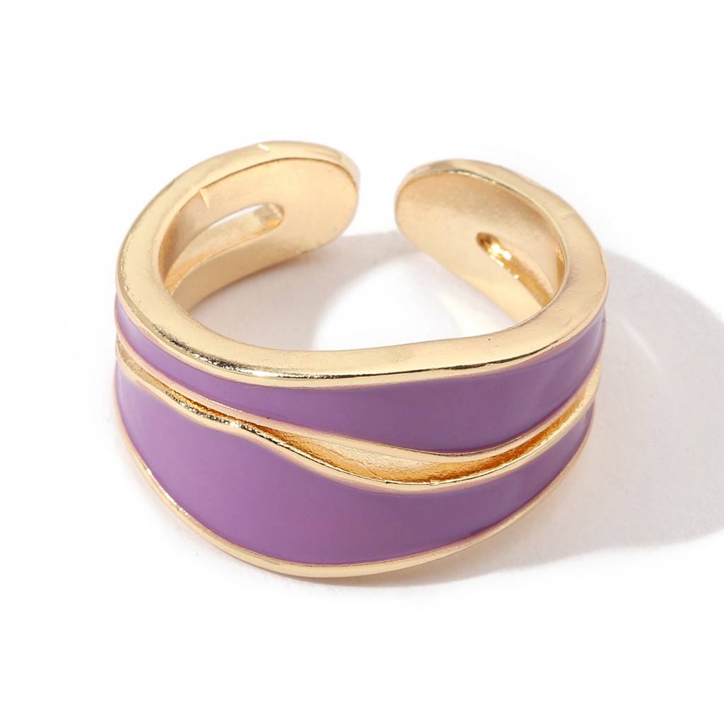 Blair Enamel Gold Ring : RS12884