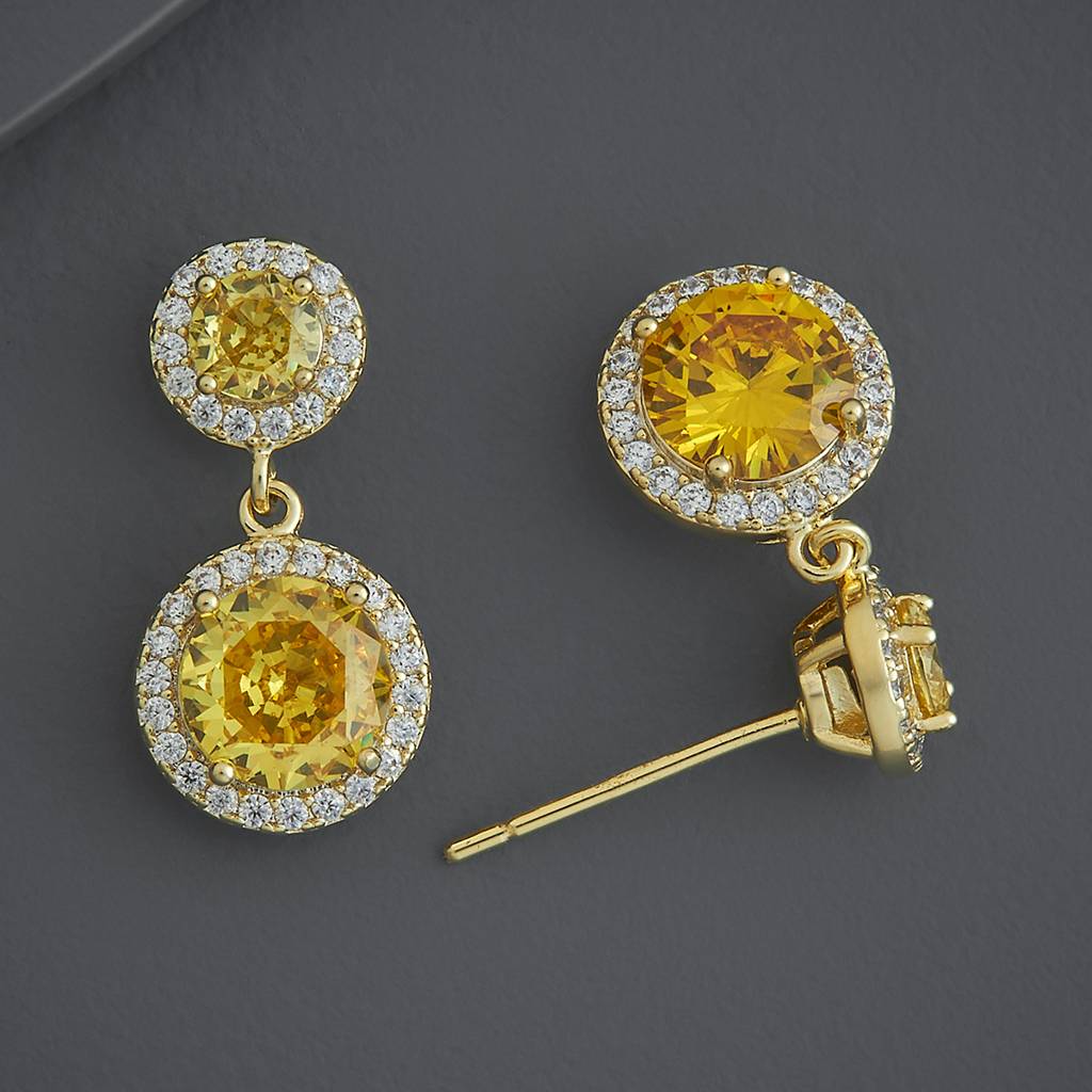 Kushal'S Fashion Jewellery Party Zircon Drop Earrings-185966 : 443512