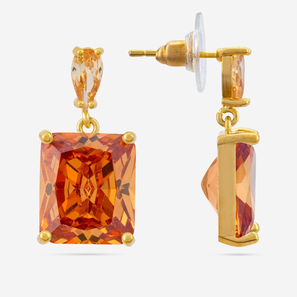 Kushal'S Fashion Jewellery Plated Party Trendy Zircon Drops-187438 : 446644