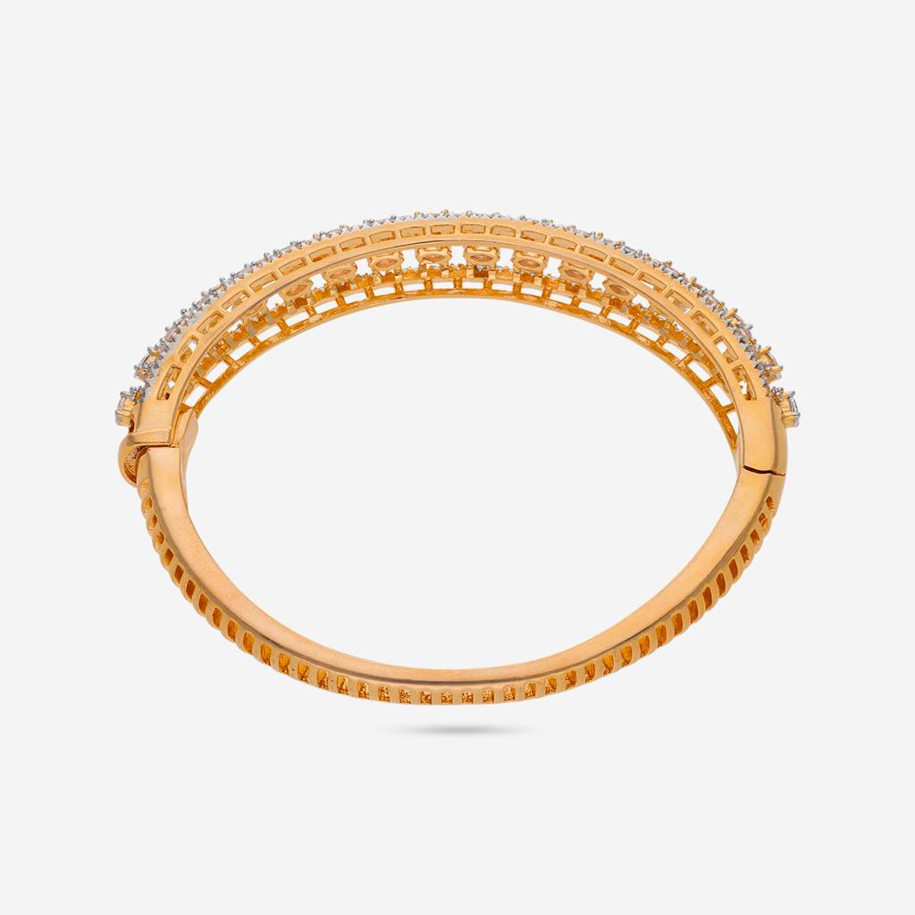 White Gold-Plated Party  Zircon Kada-440514 : 440514