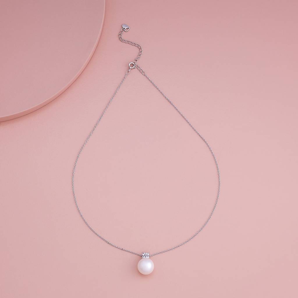 Kushal'S Fashion Jewellery Pearl  Party Trendy Pendant Chain Necklace-185820 : 443163