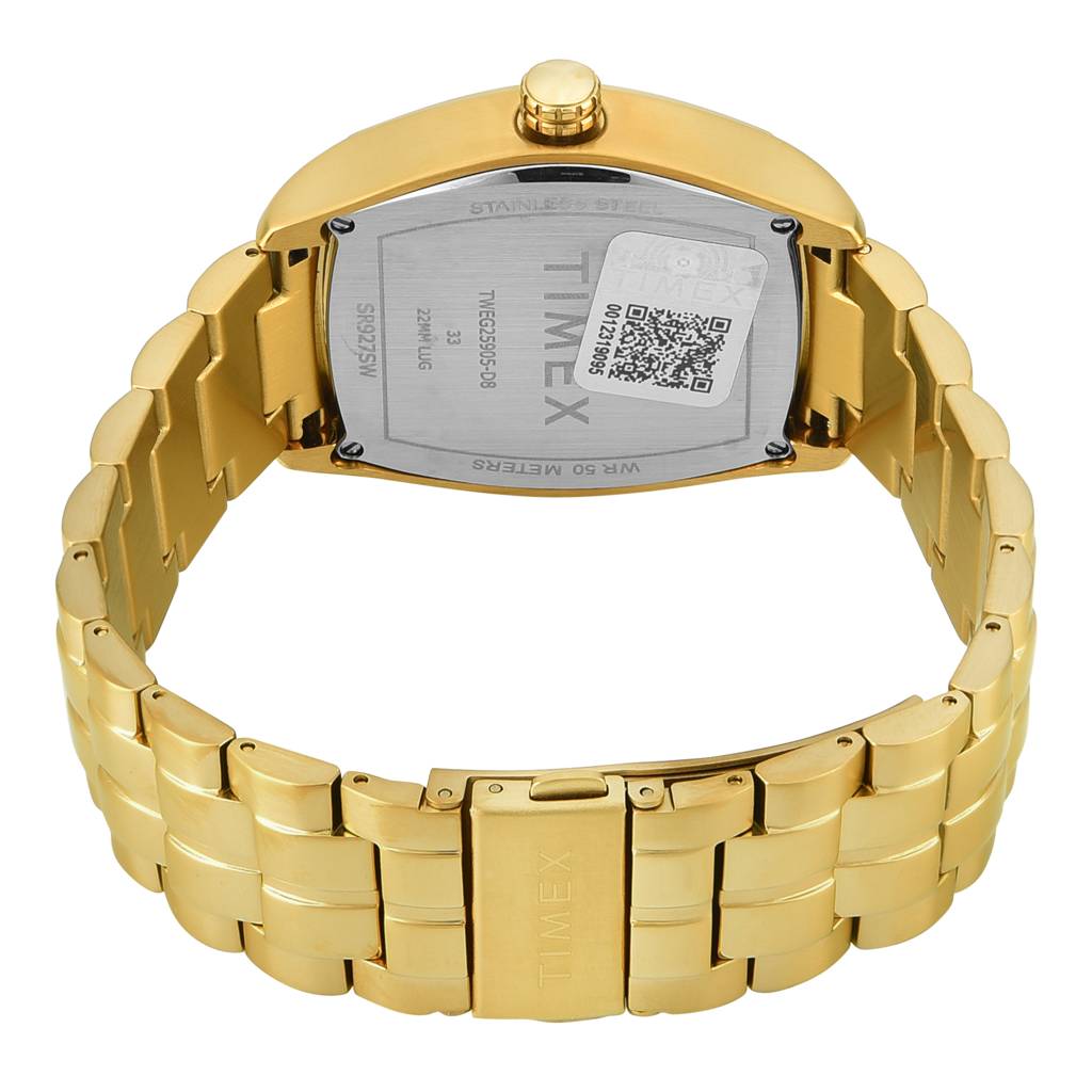 Timex Signio Tonneau 38Mm Green Dial Analog Men Watch - Tweg25905 : TWEG25905