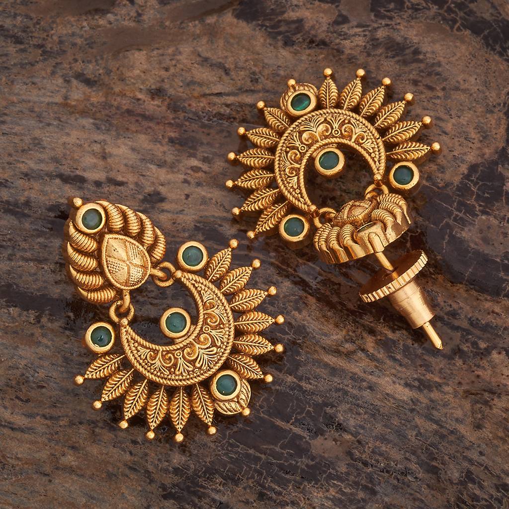Kushal'S Fashion Jewellery Spherical Chandbalis Earrings : 427700