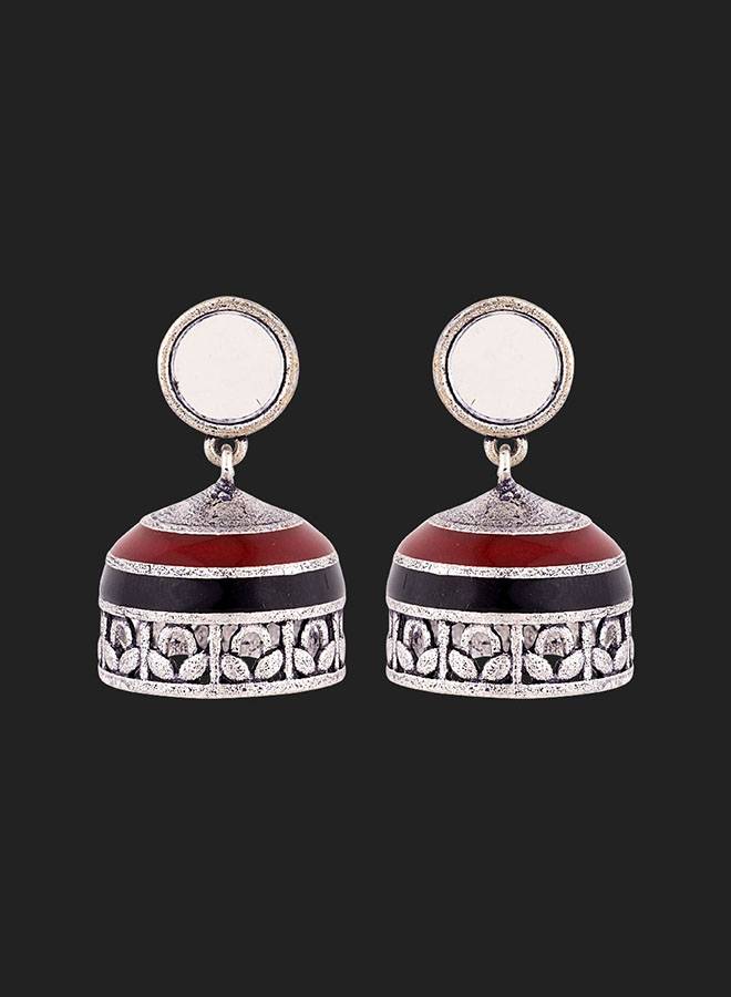 Rabaari Round Jhumka Drop Earrings : 8907617984230