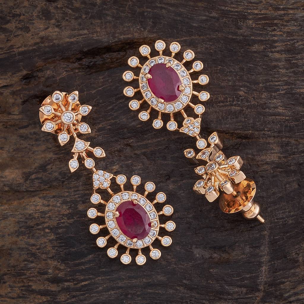Kushal'S Fashion Jewellery Plated Party Wear Zircon Earring-175769 : 421340