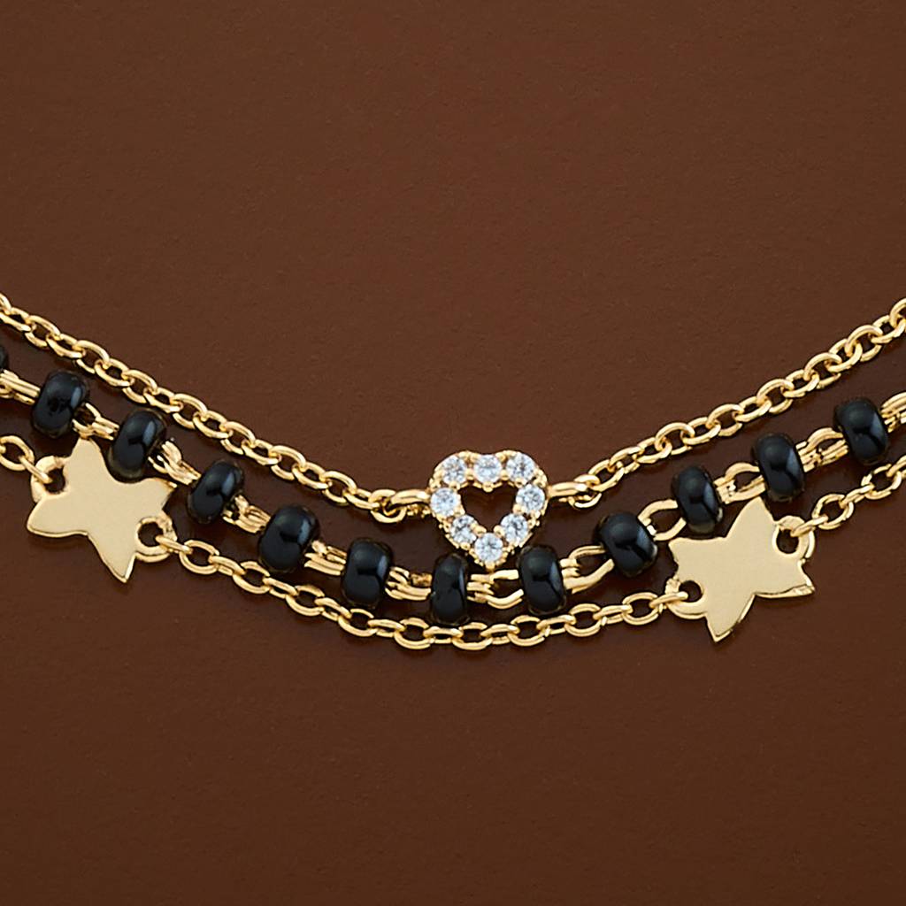 Kushal'S Fashion Jewellery  Ethnic 92.5 Sterling Silver Link Bracelet-157416 : 390540