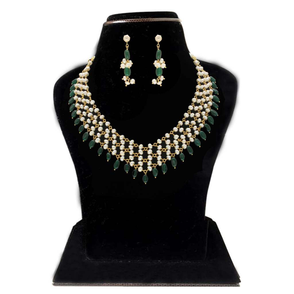 Jagrati 1 Line Pearl Necklace : JPAPL-23-23