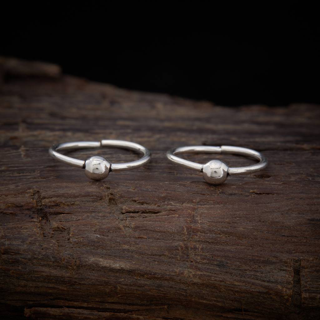 Kushal'S Fashion Jewellery 92.5 Silver Toe Ring -154581 : 401400