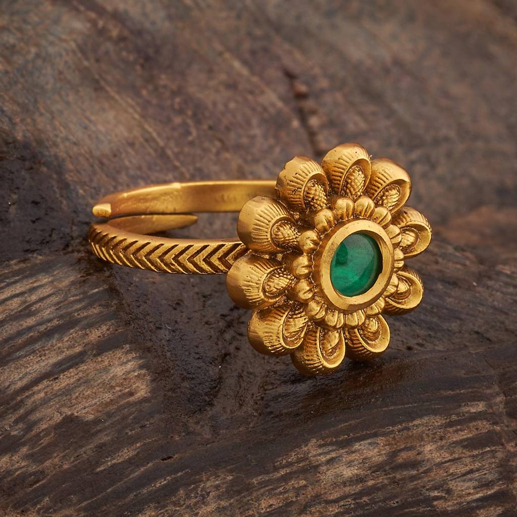 Kushal'S Fashion Jewellery Plated Ethnic Antique Finger Ring-184956 : 441574
