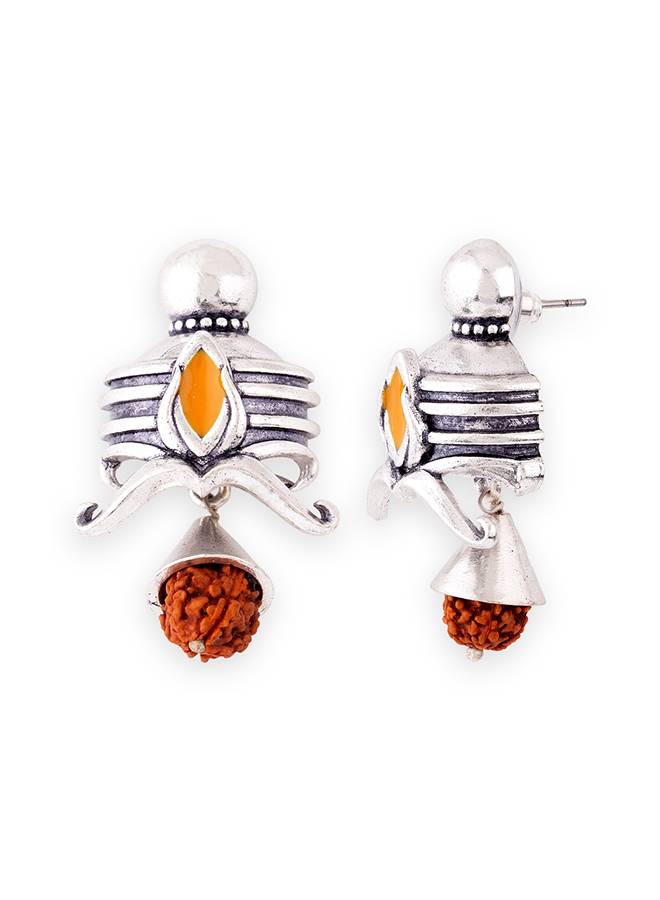 Aham Brahmasmi Rudraksha Earrings : 8905124111873