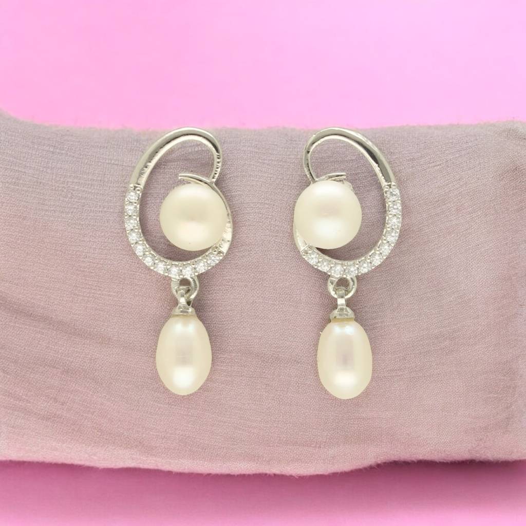 Faneel Pearl Earrings : JPSEP-24-109