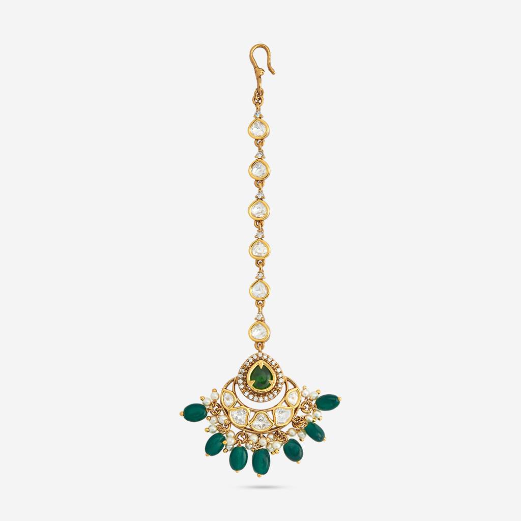 Ethnic Kundan Maang Tikka-185458 : 442497