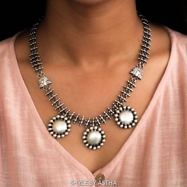 Moh Fine Flora Necklace Set : SE5011