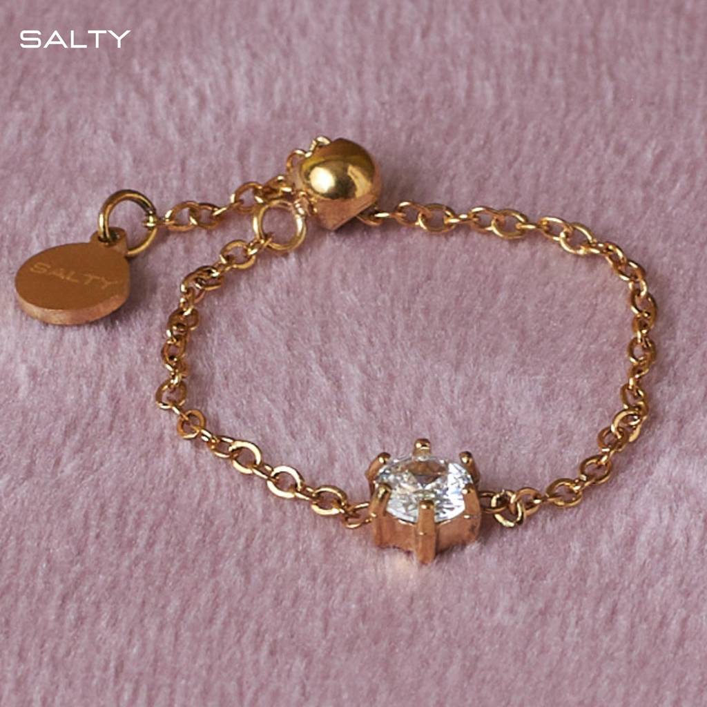 Champagne Self-Love Chain Ring : RS12462
