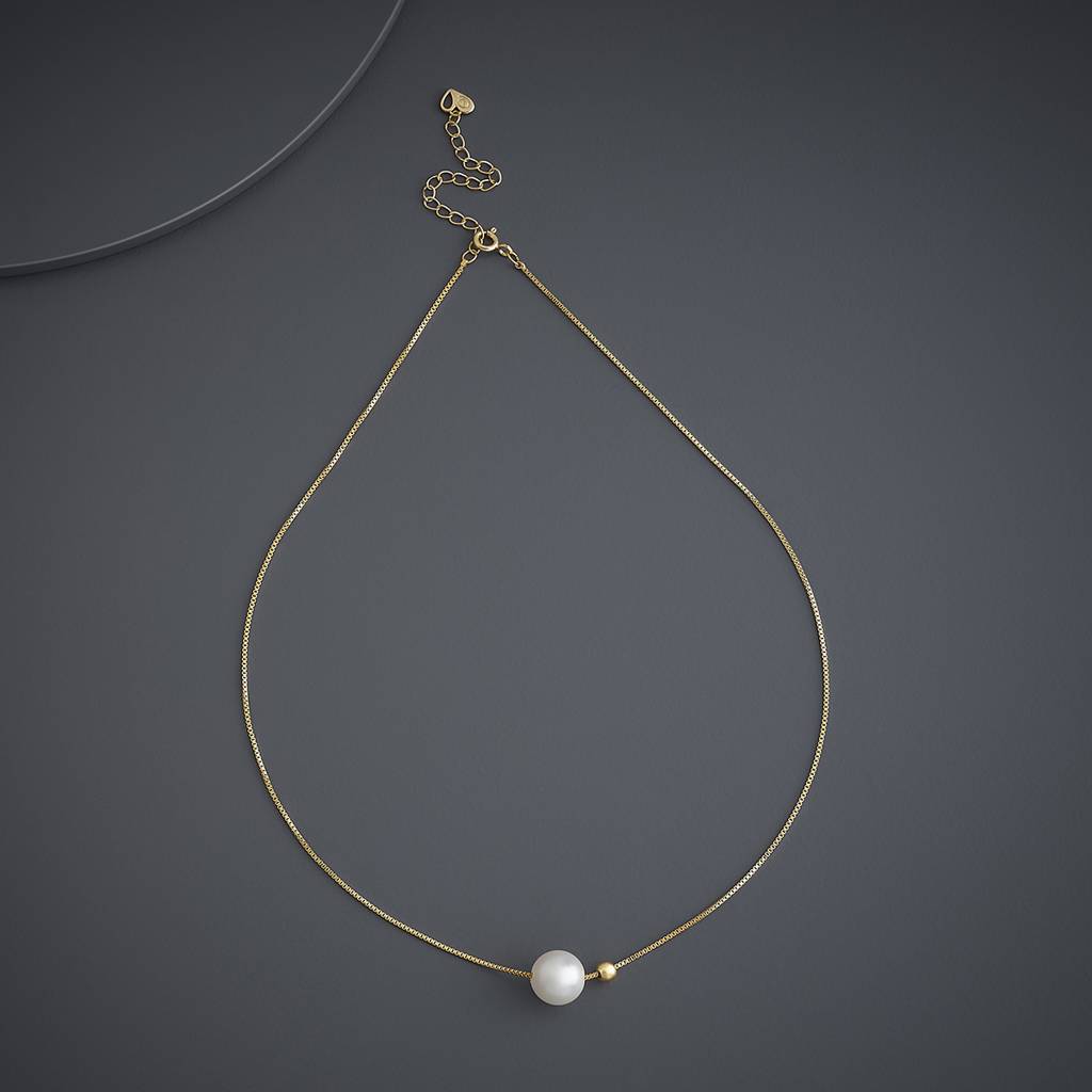 Kushal'S Fashion Jewellery Pearl  Party Trendy Pendant Chain Necklace-185812 : 443135