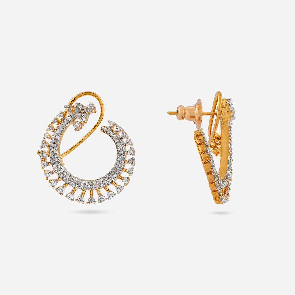 Kushal'S Fashion Jewellery -Plated Zircon Studs-187807 : 447292