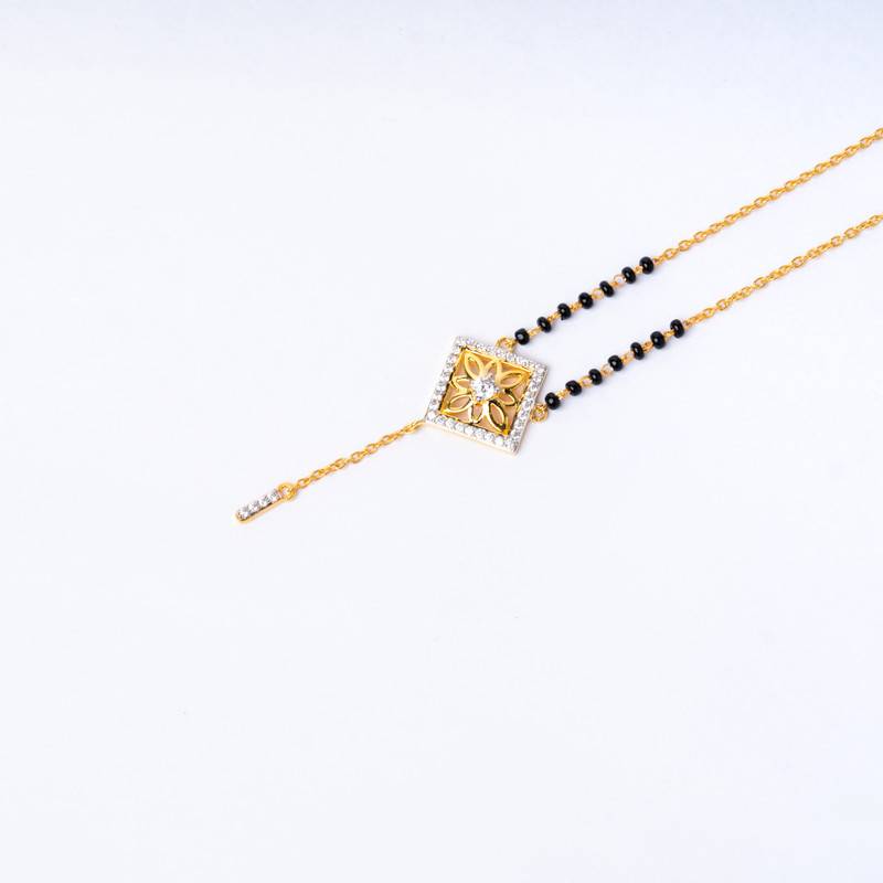 Growth Mangalsutra-18In-18K Gold Vermeil Sterling Silver : TSMA-GRO-18G-14026