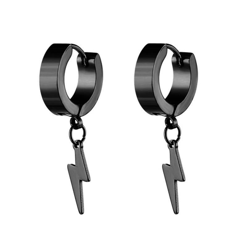 Salty Alpha Thunderstorm Earrings  - Black : ME2C0231