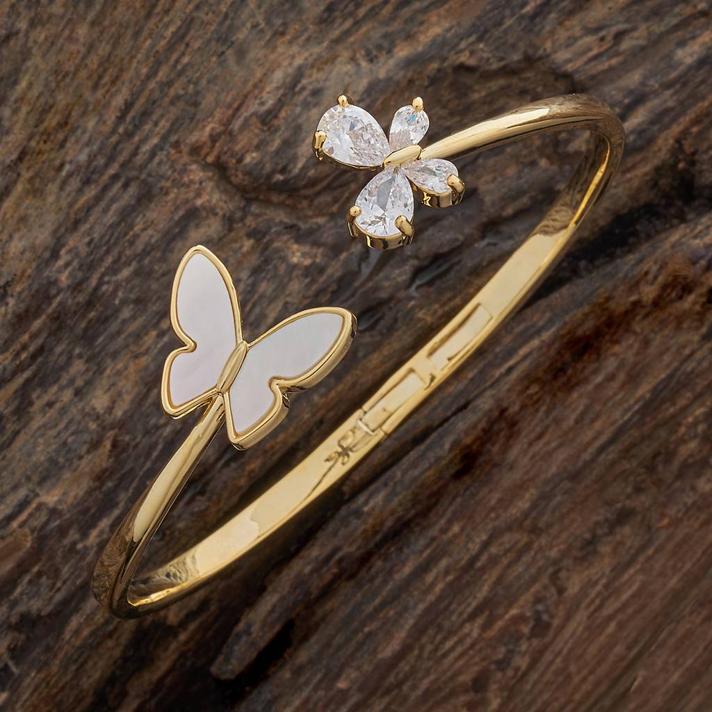 Kushal'S Fashion Jewellery  Party Zircon Kada-184612 : 440793