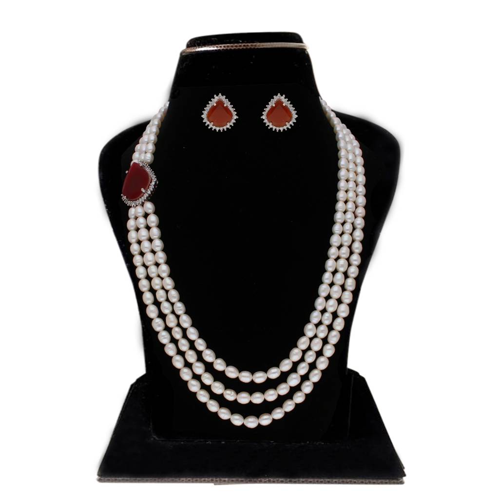 Dheera 3 Lines Pearl Choker : JPSEP-22-91