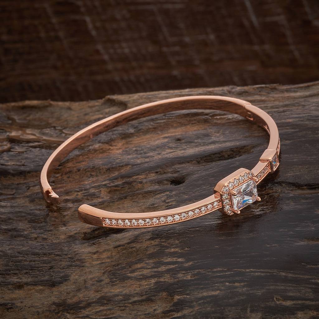 Kushal'S Fashion Jewellery Plated Party Zircon Kada-187026 : 445716