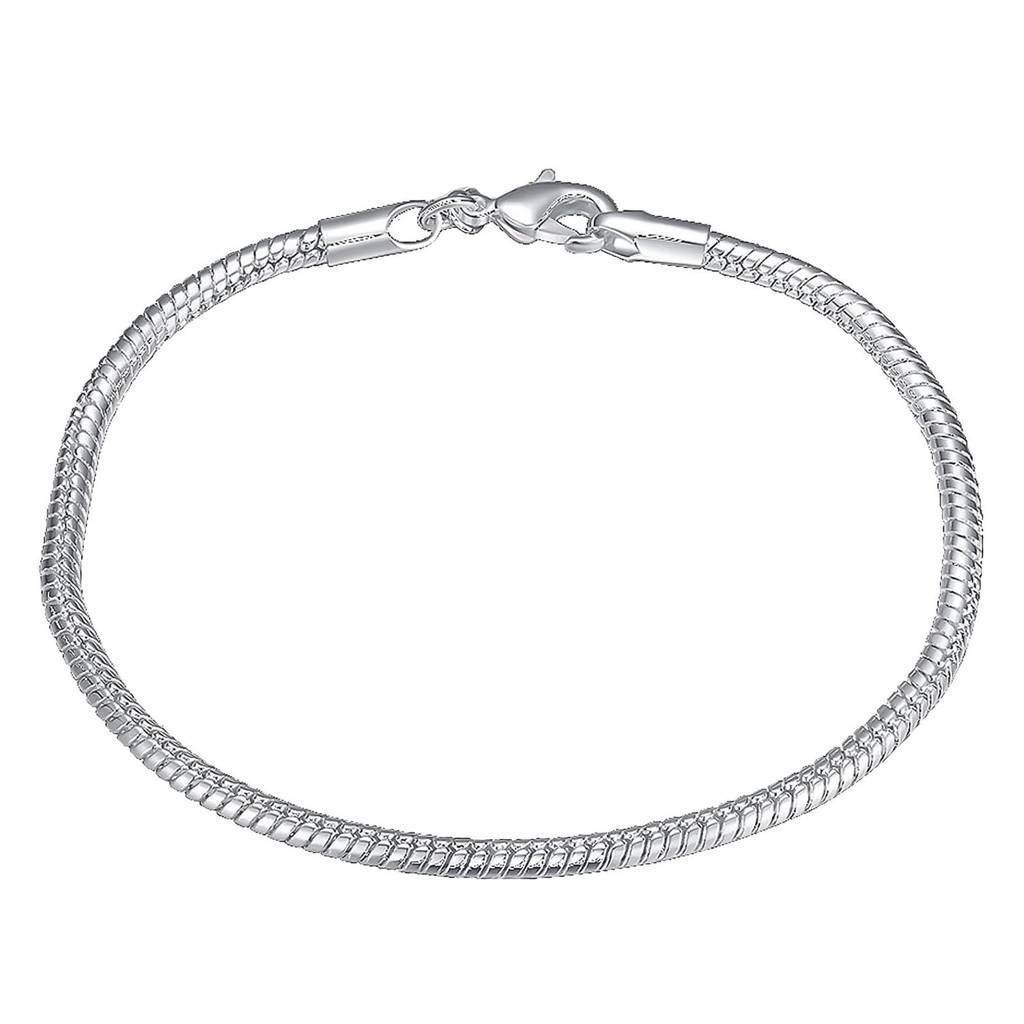 Silver Plated Openable Fancy Bracelet Fashion Jewellery Gift For Boys & Men : PX8B122