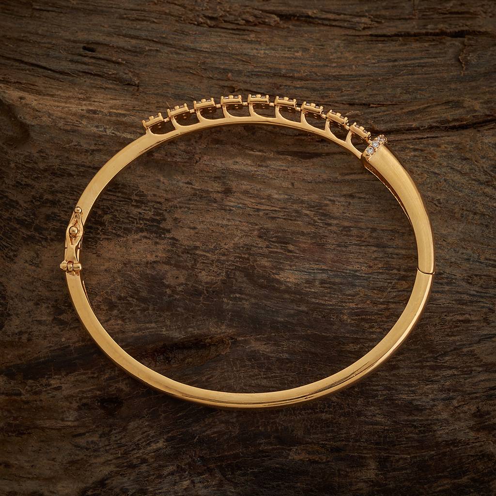 Kushal'S Fashion Jewellery  Plated Party Zircon Kada-170737 : 411334