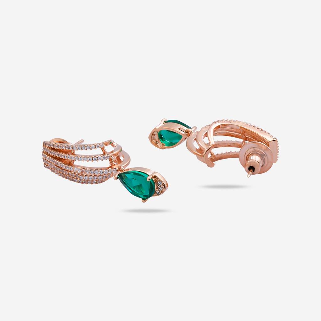Kushal'S Fashion Jewellery Zircon Earring -163916 : 401205
