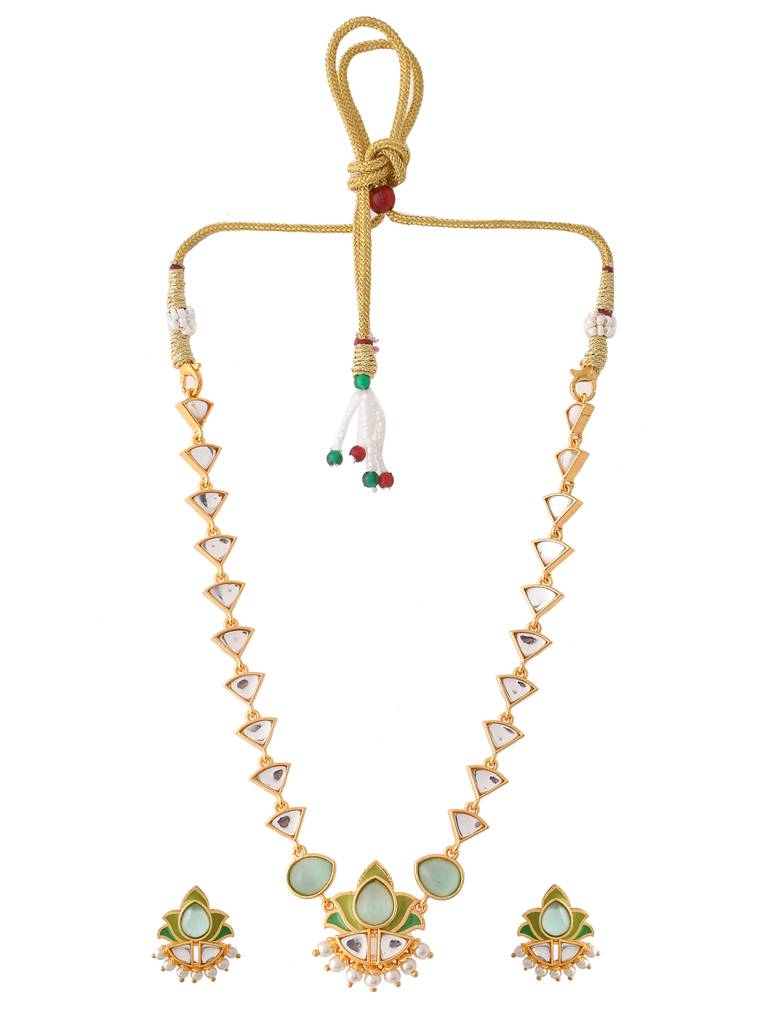 Forever More Gold Plated Neckalce Set : 8905124498240