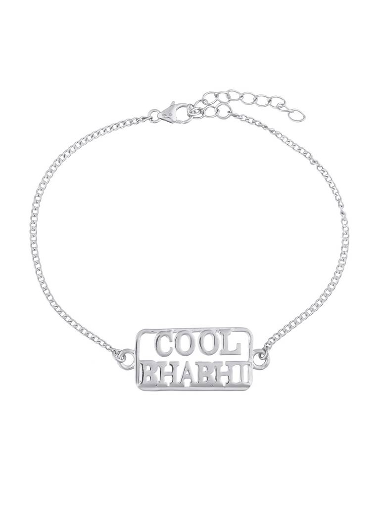 925 Sterling Silver Precious Cool Bhabhi Rakhi : 8905124466683