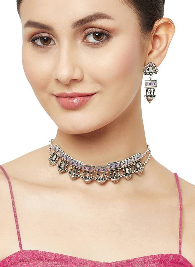 Antique Elegance Traditional Collar Jewellery Set : 8905124459029