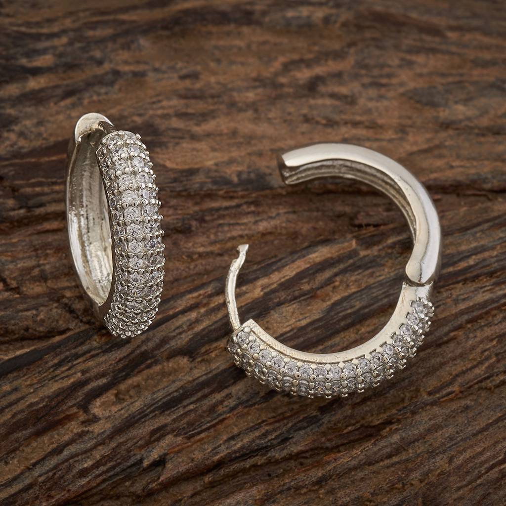 Kushal'S Fashion Jewellery Plated Party Trendy Zircon Hoops & Huggies-172479 : 412644