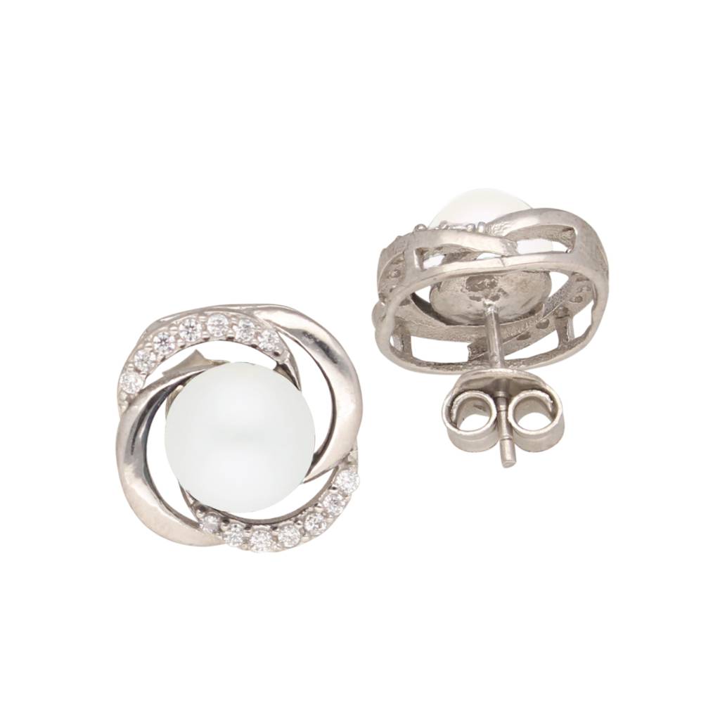 Oni 925 Silver Stud Earrings : JPMAY-22-132