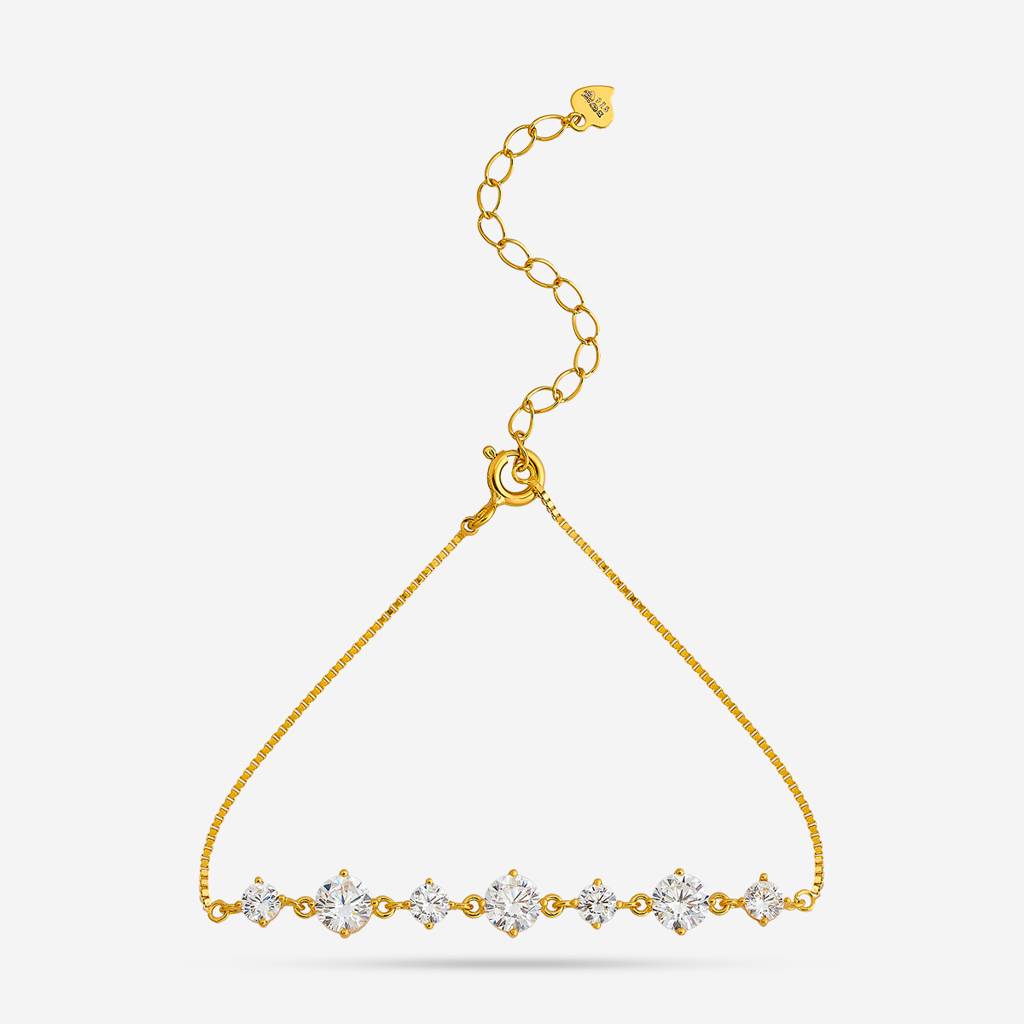 Kushal'S Fashion Jewellery Plated Party 92.5 Sterling Silver Bracelet -191384 : 453510