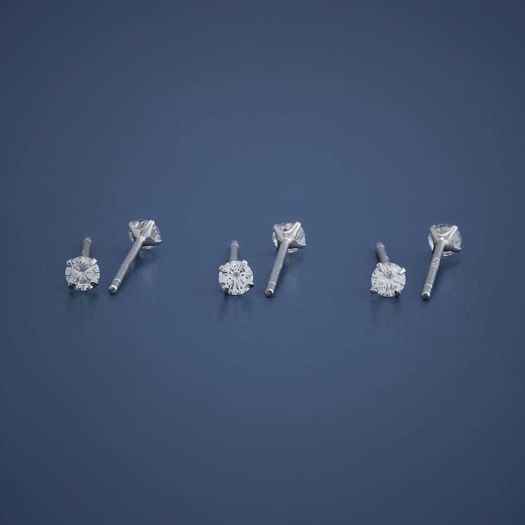 Kushal'S Fashion Jewellery  Plated Party 92.5 Sterling Silver Studs-164502 : 395449