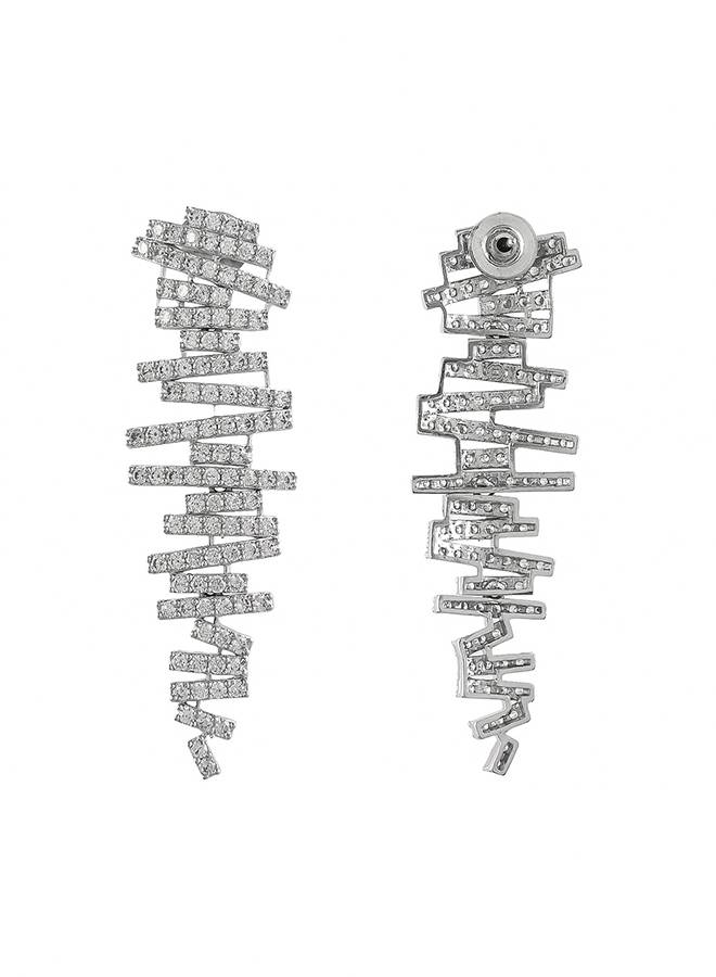 Mosaic Abstract Radiance Statement Earrings : 8905124518931