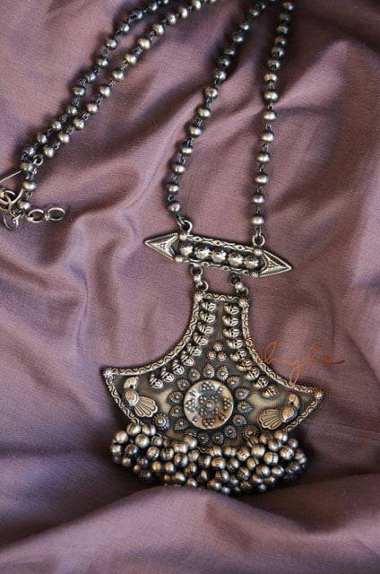 Anvaya Detailed Ghughri Jadau Necklace : SE1113