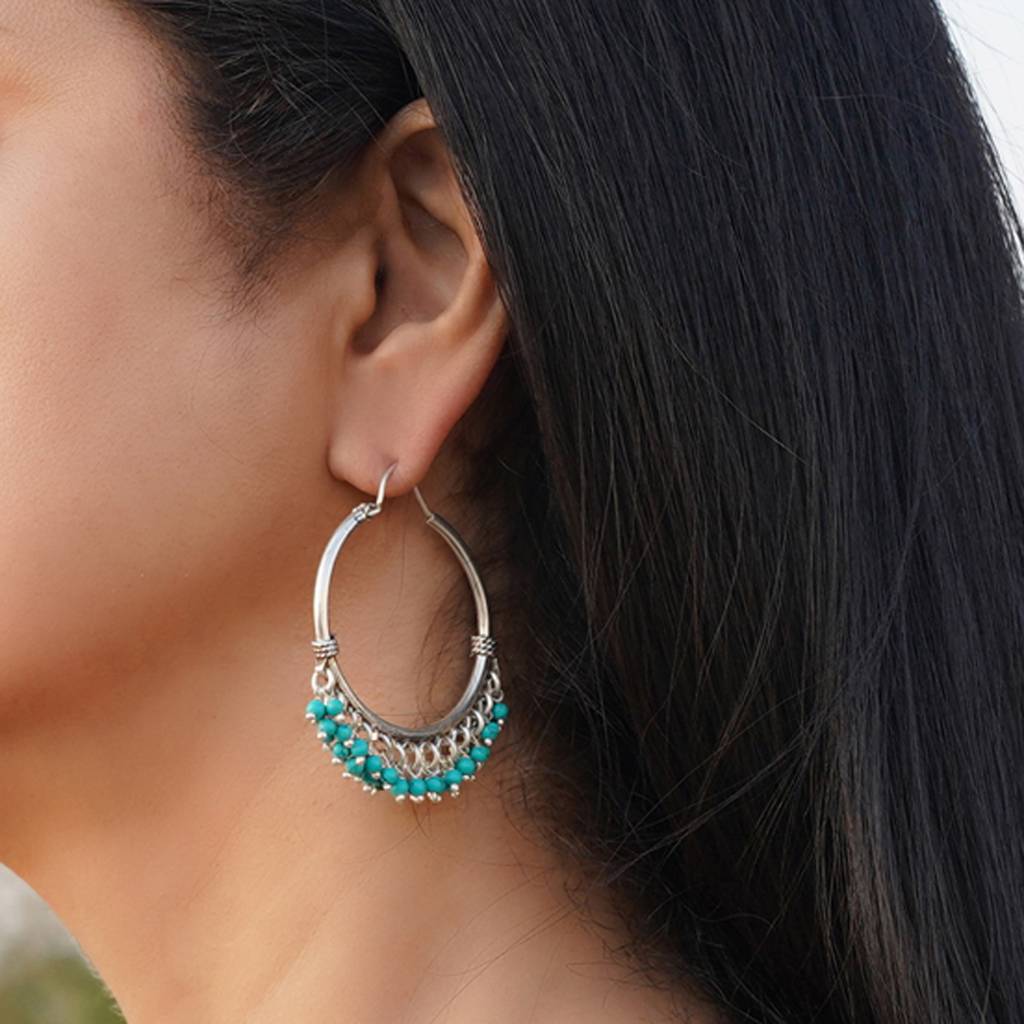 Silver Turquoise Baalis : SSE674