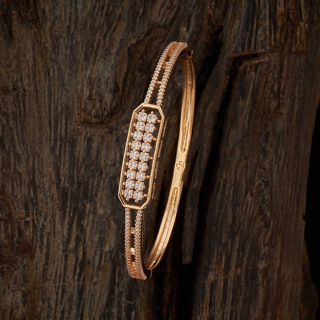 Kushal'S Fashion Jewellery Zircon Kada -165842 : 406220