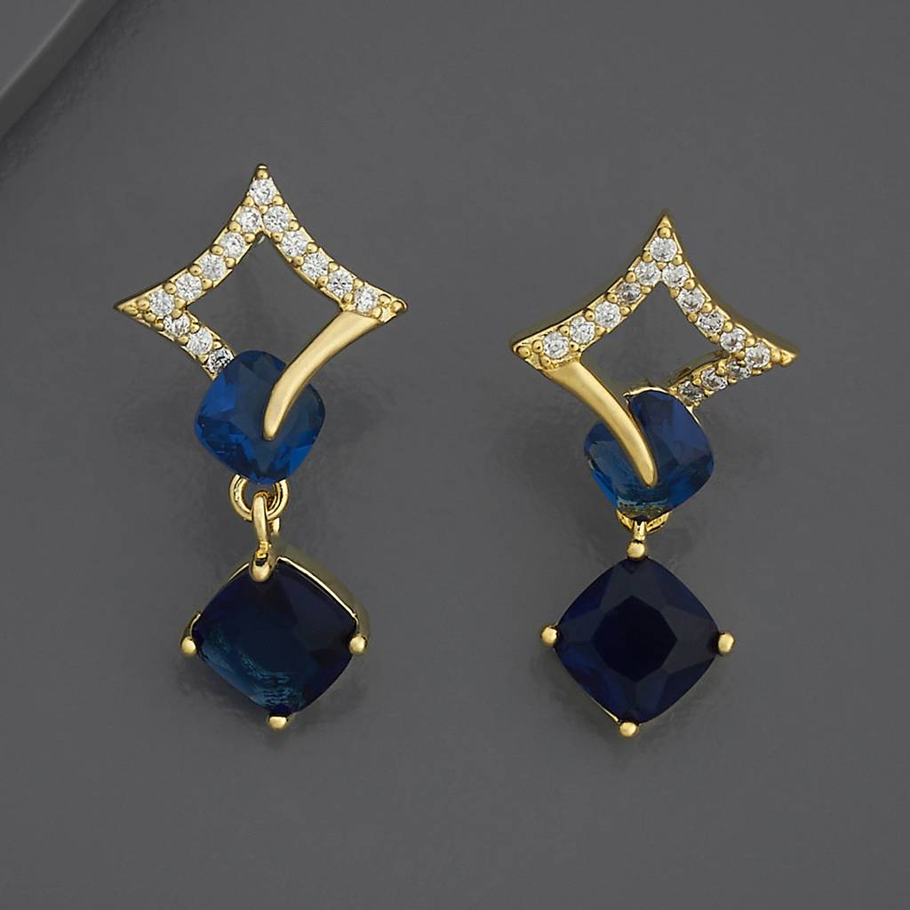 Kushal'S Fashion Jewellery Party Zircon Drop Earrings-185963 : 443501