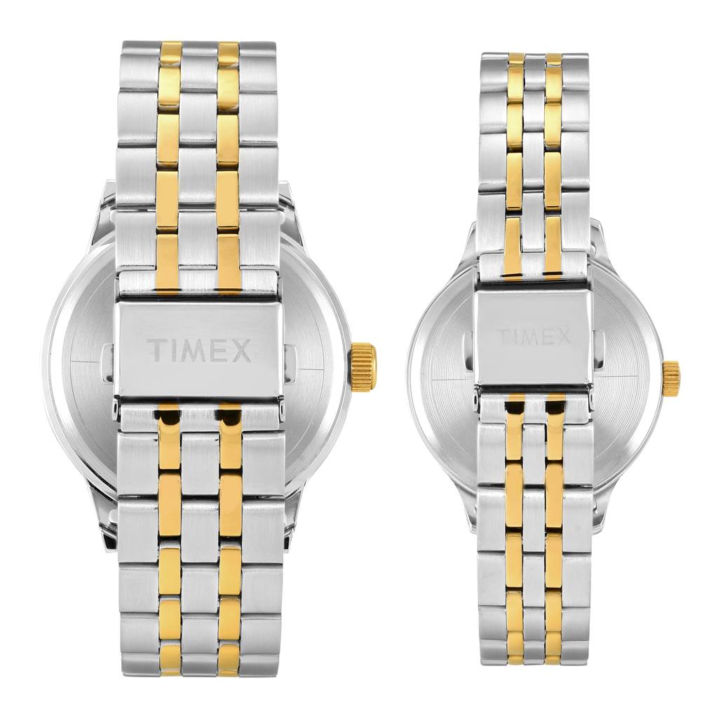 Timex Trendline Round 44Mm Analog Pair Watch - Tw00Pr317 : TW00PR317