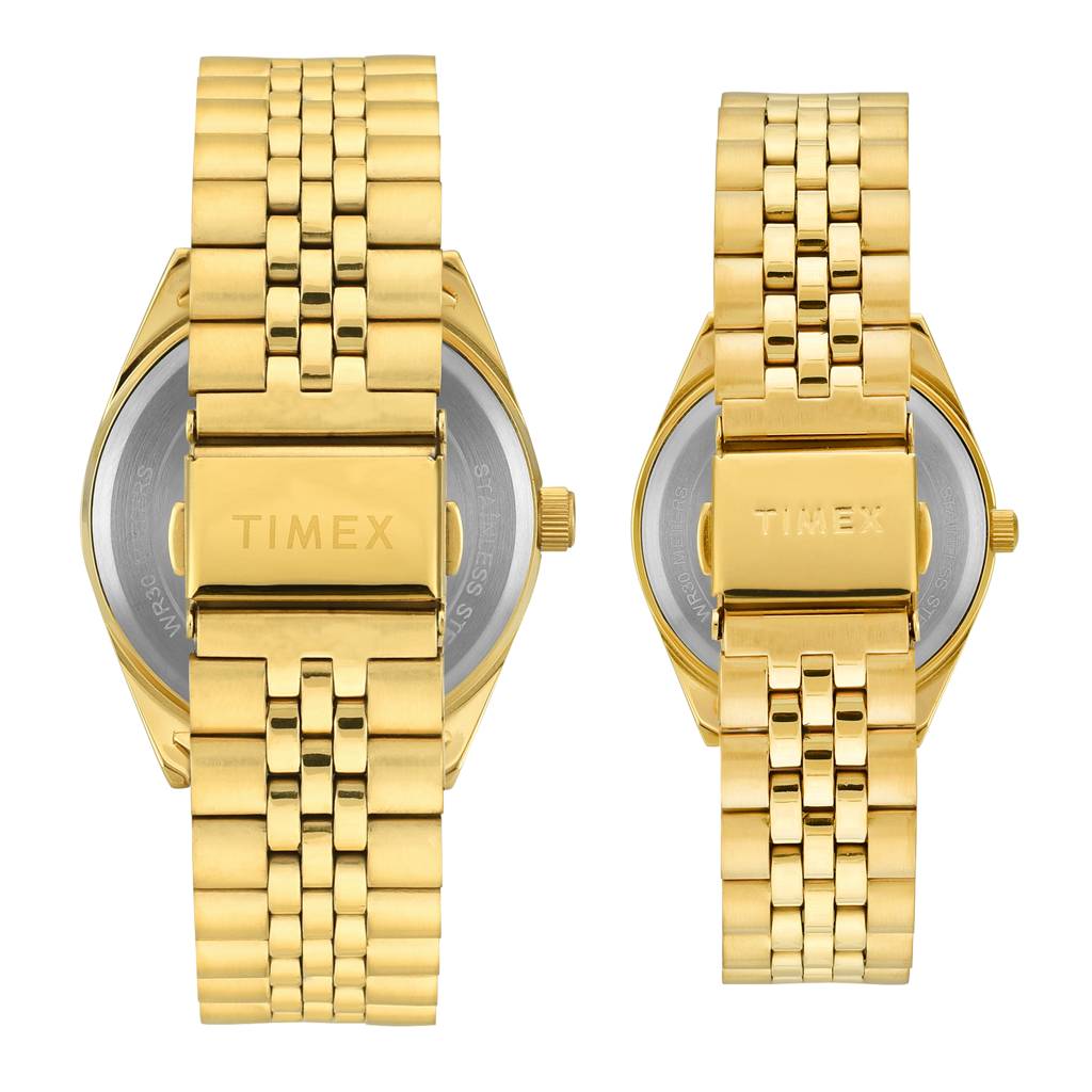 Timex Trendline Round 43Mm Analog Pair Watch - Tw00Pr345 : TW00PR345