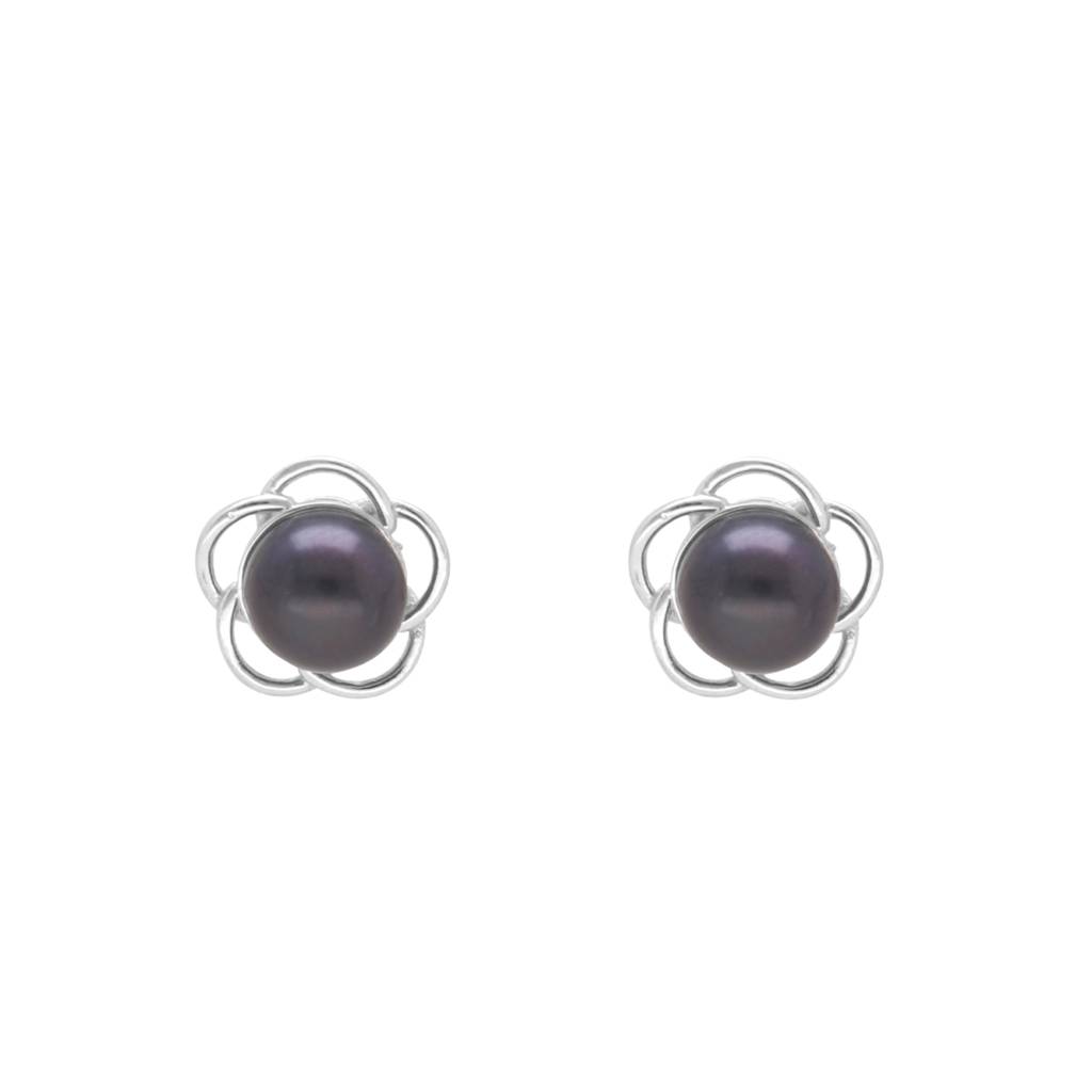 Jeevika 925 Silver Stud Earrings : JPMAY-22-123