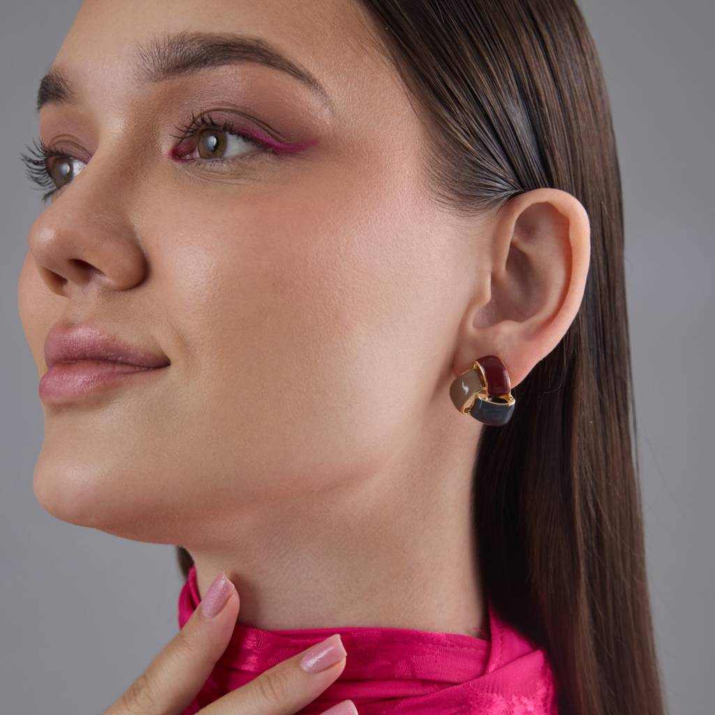 Kushal'S Fashion Jewellery Plated Party Zircon Studs Earring-186164 : 443987