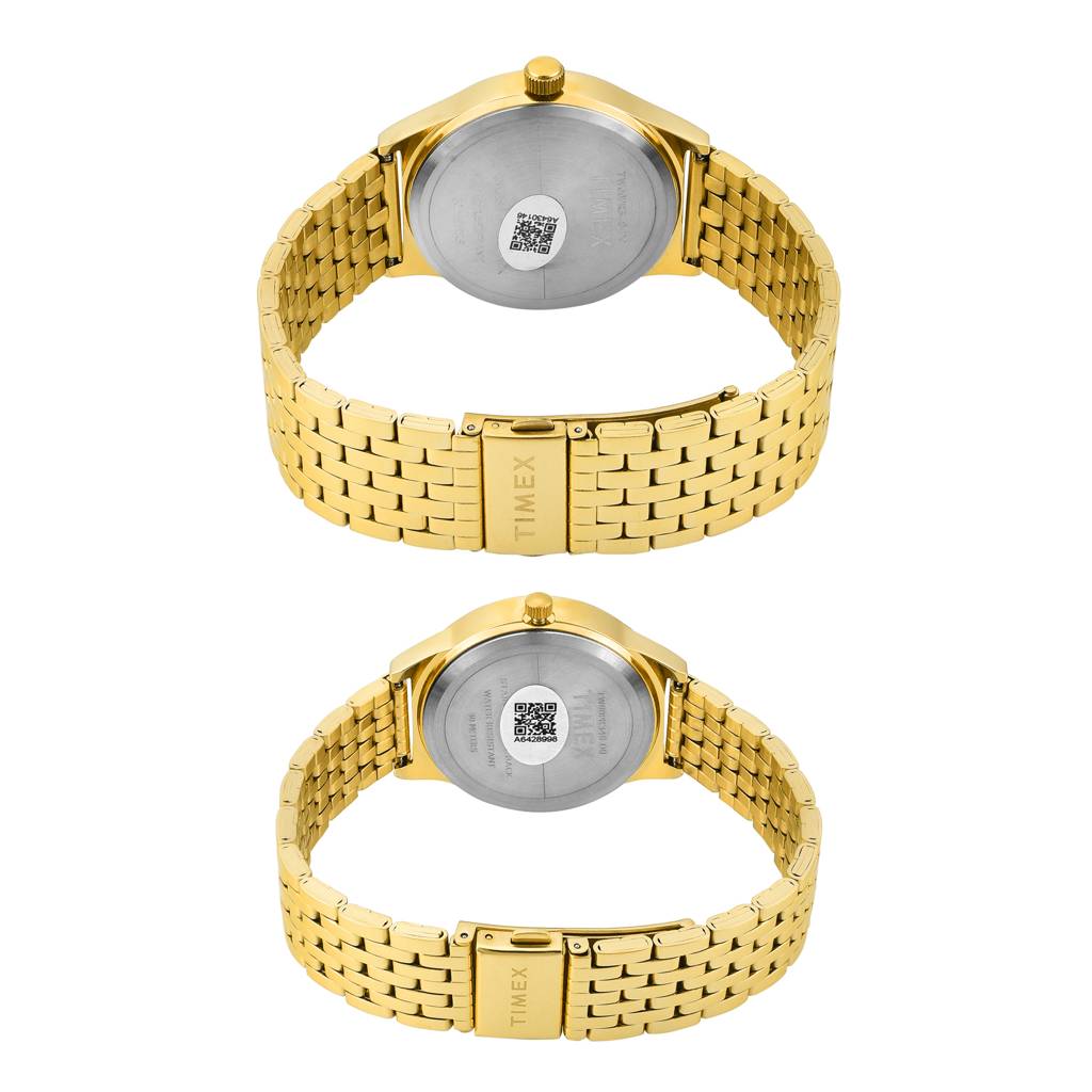 Timex Trendline Round 42Mm Analog Pair Watch - Tw00Pr348 : TW00PR348