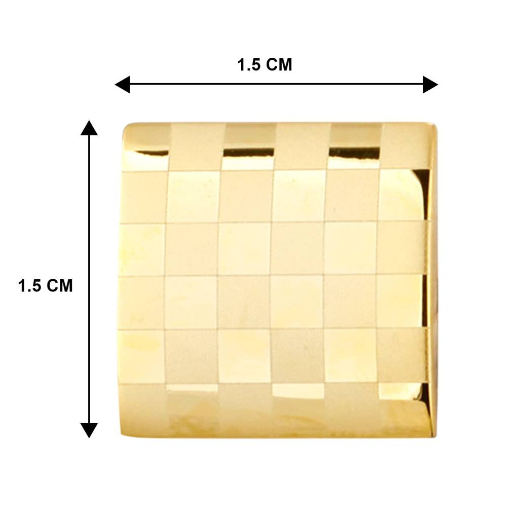 Gold Plated Cufflinks Set Stylish Accessories For Men & Boys Wedding Business Gift (Px9Cl102G) : PX9CL102G