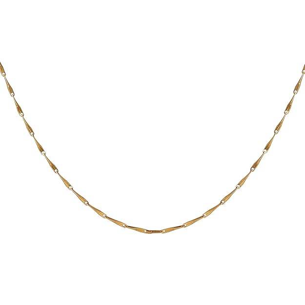 Fashion Jewelry Combo Of 3 Neck Chains For Men: Gold Plated Contemporary Lightweight Comb Of 3 Necklace C : OSAKCOM001-IGCHAIN