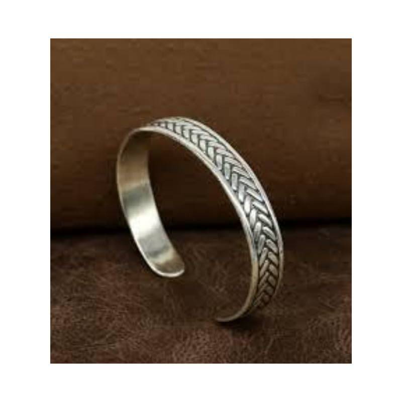 Salty Alpha Vikings Silver Bracelet : MB1S0090